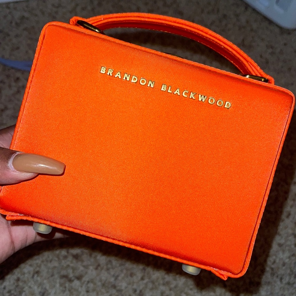 Brandon Blackwood -Orange Nylon mini trunk